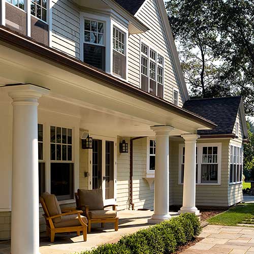 front porch of a house