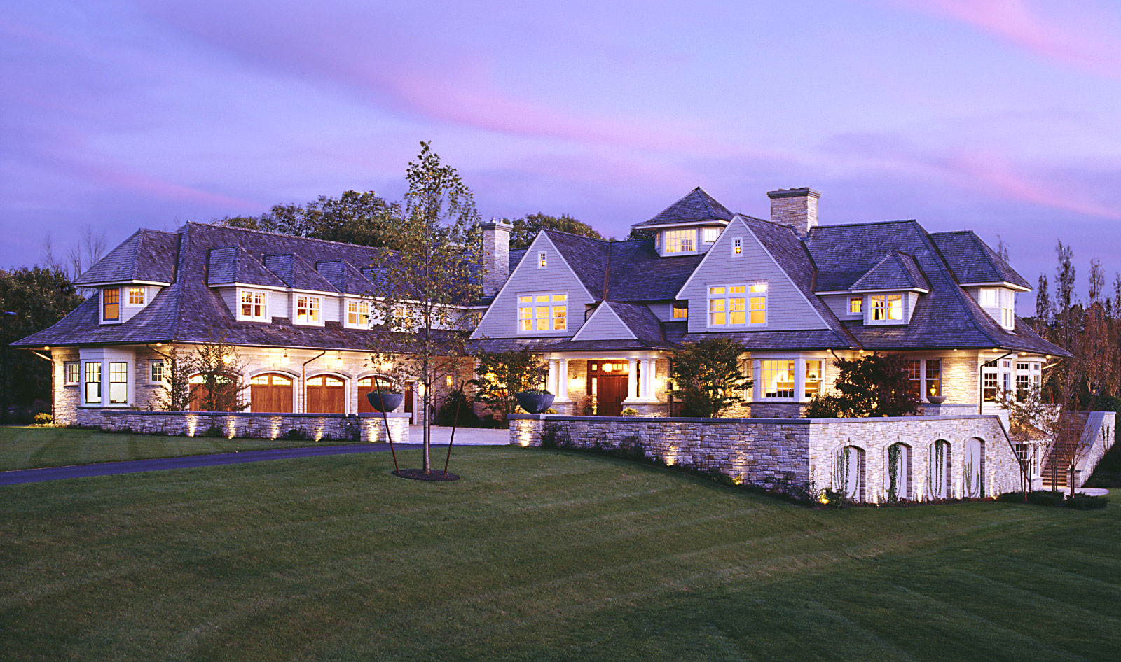 southborough estate at dusk