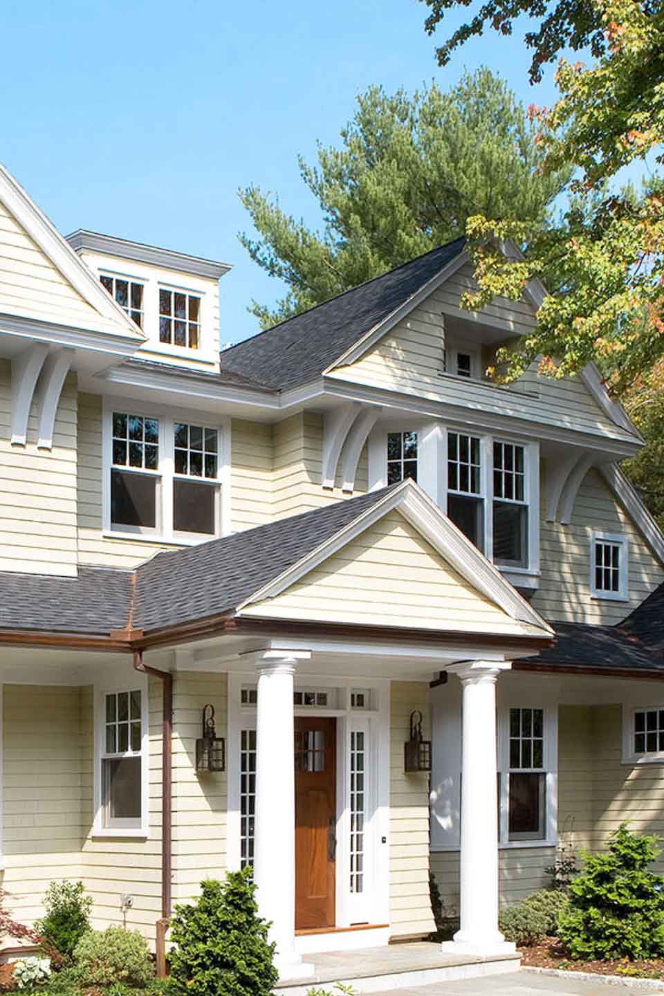weston shingle front entrance