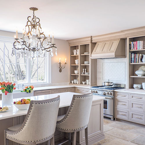 kitchen and dining area