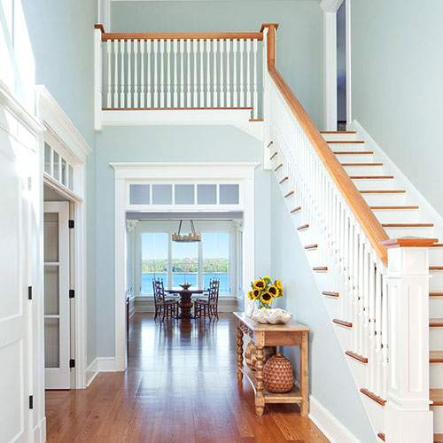 main hallway and staircase