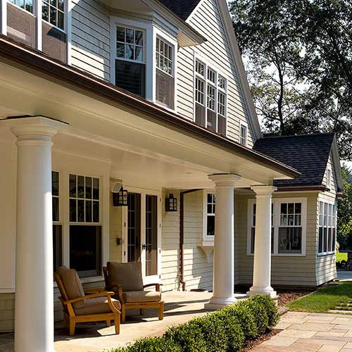 weston shingle front porch