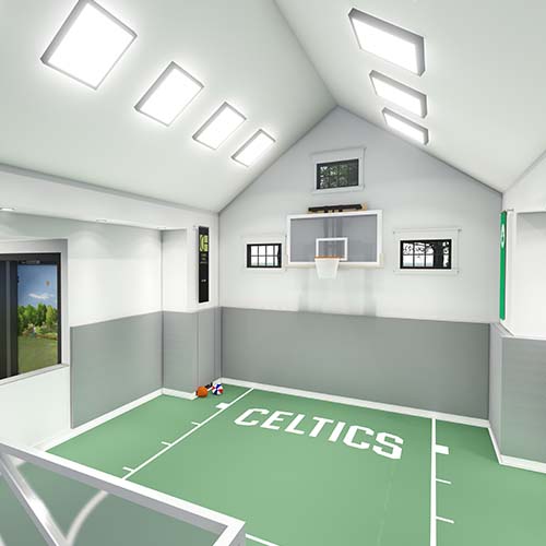 basketball court rendering